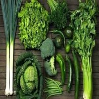 Organic leafy vegetables